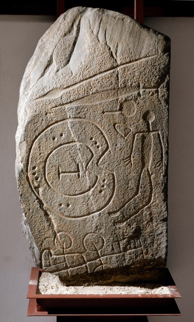 Ibériai Sztélé, Solana of Cabanas harcos. Kr.e. 8-6 alkotó: Prehistoric Prehistoric