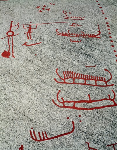 Északi bronzkor: csónakok és szánkók, sziklafaragások a svédországi Tanumban alkotó: Prehistoric Prehistoric