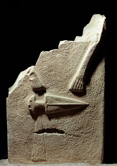 Őskori művészet: a vaskorban faragták az olaszországi La Spezia melletti Lunigiana helyéről. Kr.e. 1100-800. La Spezia, a Lunigiana Civilizáció Városi Múzeuma alkotó: Prehistoric Prehistoric