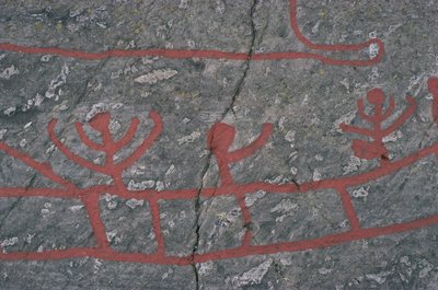 Svédország, Vastra Gotaland megye, Norrkoping, Tanum vagy Tanumshede sziklába vésett faragványai alkotó: Prehistoric Prehistoric