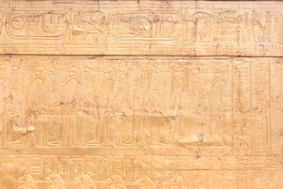 Tutanhamon sírkamrájának külső arany szentélye, Egyiptomi Múzeum, Kairó, Egyiptom alkotó: Prehistoric Prehistoric
