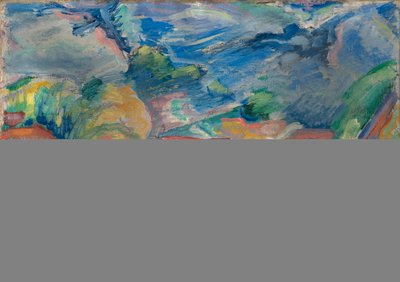 Untitled Landscape, kb. 1918. alkotó: Preston Dickinson