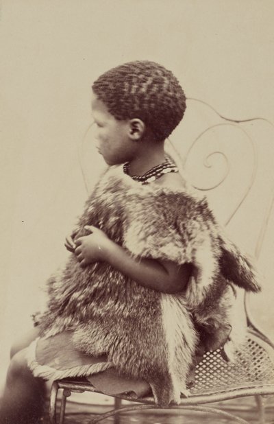 Betty, fillette hotentotte (hottentotta lány), 9 ans alkotó: Prince Roland Napoleon Bonaparte