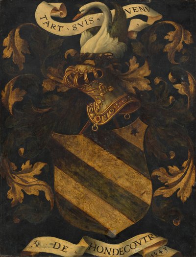Címeres címer [hátra] alkotó: Probably Antwerp 16th Century