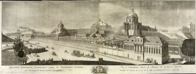 Kilátás a Grand Oranienbaum-palotára, 1761 alkotó: Prokofy Artemyevich Artemyev