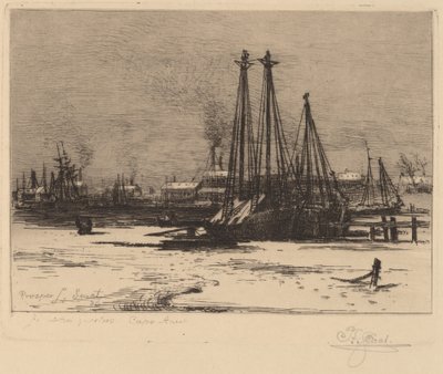 Winter Quarters - Cape Ann alkotó: Prosper Louis Senat