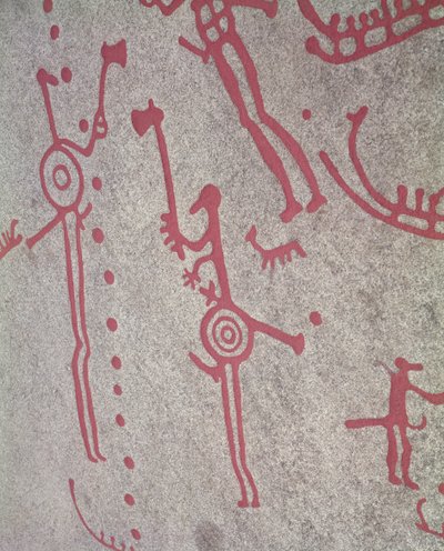 Varázsjelenetek (sziklafestés) alkotó: Protohistoric