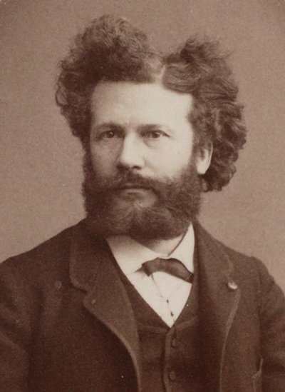 Camille Flammarion portréja 1842-1925, 1884. alkotó: Prudent René Patrice Dagron