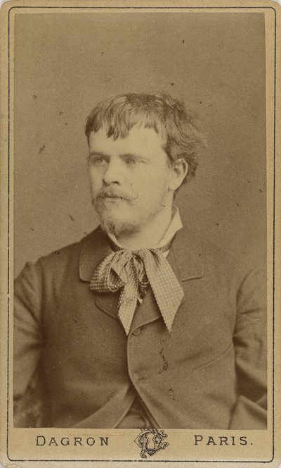 Jules Bastien-Lepage festő portréja 1848-1884, c. 1875. alkotó: Prudent René Patrice Dagron