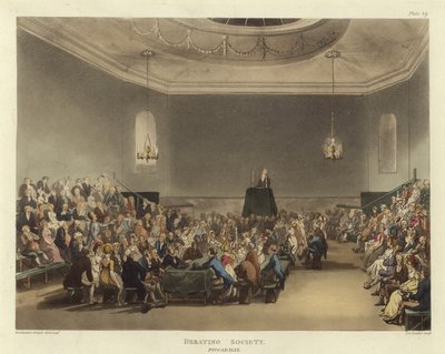Vitázó társadalom alkotó: Pugin and Rowlandson