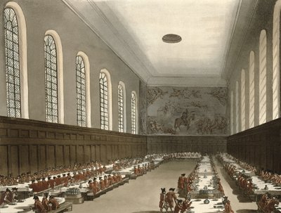 Katonai Kórház, Chelsea, Ackermann „London mikrokozmoszából” alkotó: Pugin and Rowlandson