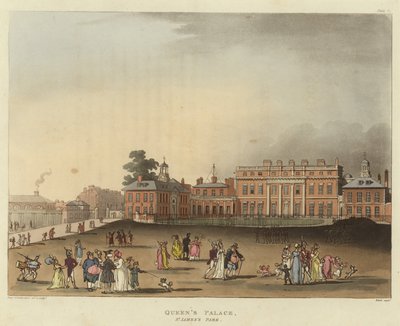 Királynő palotája alkotó: Pugin and Rowlandson