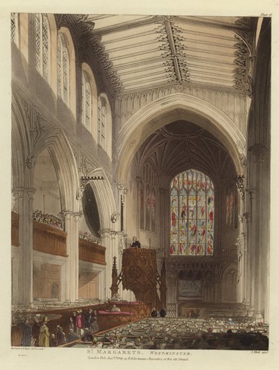 Szent Margit alkotó: Pugin and Rowlandson