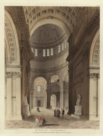 Szent Pál székesegyház alkotó: Pugin and Rowlandson