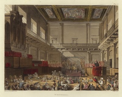 Whitehall alkotó: Pugin and Rowlandson
