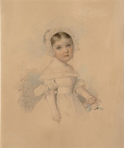 Alexandra Alexandrovna Golicina grófnő portréja 1823-1910, 1820-as évek közepe alkotó: Pyotr Fyodorovich Sokolov