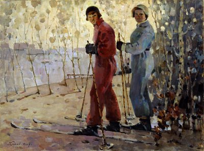 A síelők alkotó: Pyotr Ivanovich Kotov