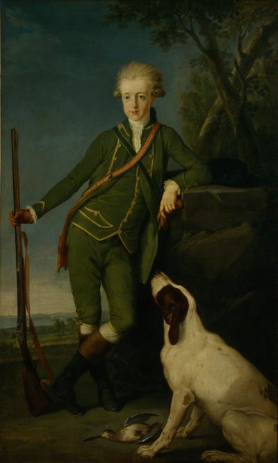 Nyikita Petrovics Panin gróf portréja 1770-1837 gyermekként, alkotó: Pyotr Ivanovich Sokolov