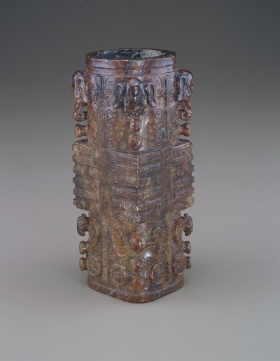 Cong (jade) alkotó: Qing Dynasty Chinese School