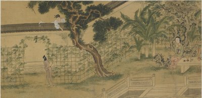 Jelenetek a Nyugati szárny történetéből, XVIII-XIX alkotó: Qing Dynasty Chinese School