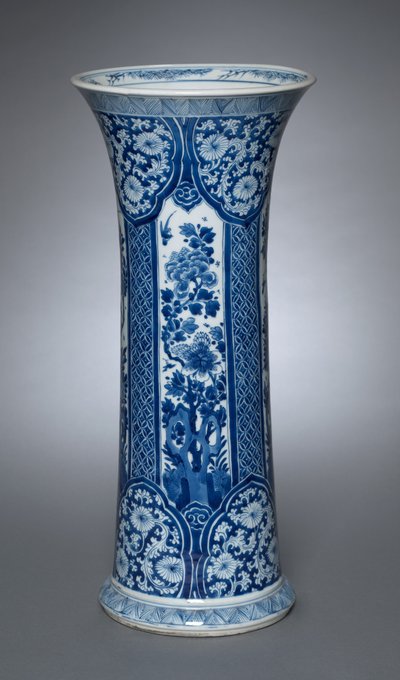 Váza fedővel, 1662-1722 alkotó: Qing Dynasty Chinese School