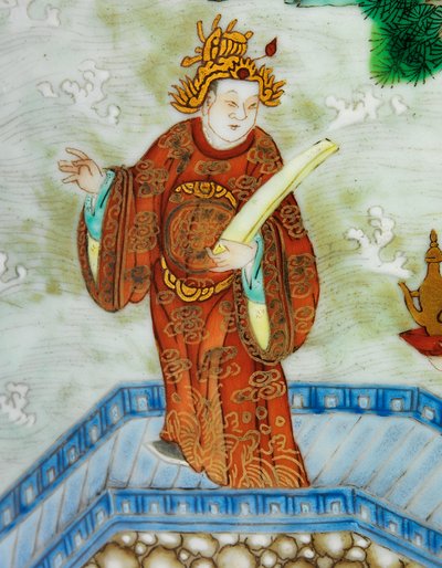 Ein Paar kaiserlicher Famille-Rose-Vasen von Qing Dynasty   Jiaqing Period Chinese School