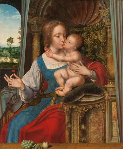 Szűz és gyermeke alkotó: Quentin Massys or Matsys