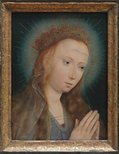 Szűz imádkozik alkotó: Quentin Massys or Matsys