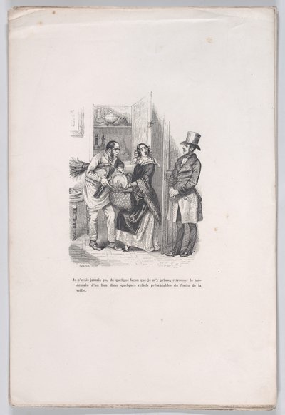 Maradékok az emberi élet kis nyomorúságaiból, 1843. alkotó: Quichon