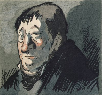 "Le Pere Goriot", illusztráció Honore de Balzac (1799-1851) regényéhez, Rene Kieffer adta ki Párizsban 1922-ben alkotó: Quint