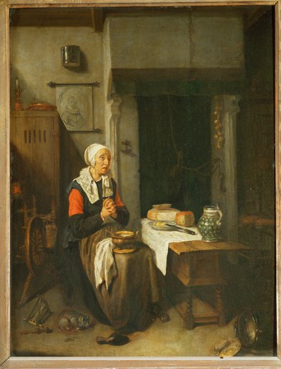 Kegyelemmondás ... alkotó: Quiringh Gerritsz. van Brekelenkam