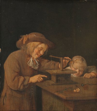 Az egérfogó alkotó: Quiringh Gerritsz. van Brekelenkam