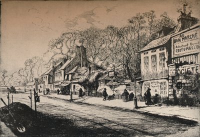 „JJ Rousseau háza, Montmartre”, 1915 alkotó: RP Grouiller