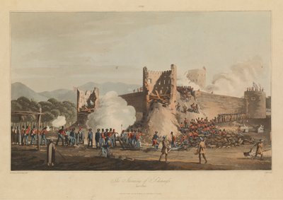 Tizenhat nézet a Perzsa Gulph erőinek az arab kalózok ellen indított pláváiról alkotó: R. (after) Temple