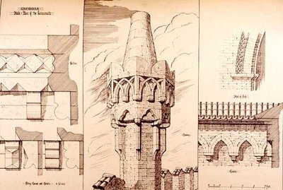 Jogtanácsosok Palotája, Cremona, Olaszország, 1292-ben épült, „Példák Franciaország és Olaszország városi, kereskedelmi és utcai építészetére a 12-15. századtól” alkotó: R. Anderson