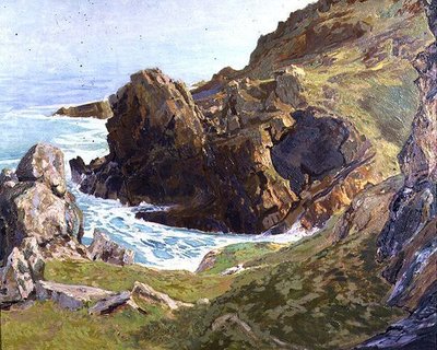 Cornish Cliffs, Zennor alkotó: R. Borlase Smart