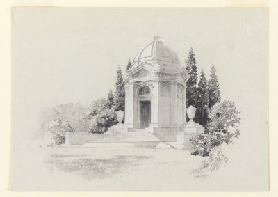Mauzóleum renderelése alkotó: R. E.