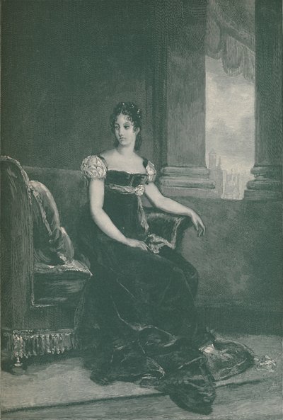 Eugénie Bernardine-Desireé Clary – Mme. Bernadotte, Svédország királynője, 1811, 1896. alkotó: R. G. Tietze