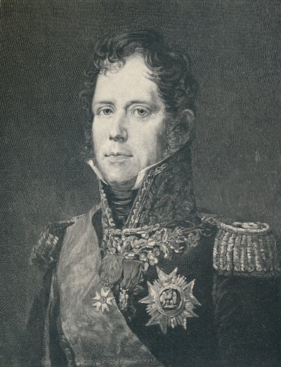 Michel Ney marsall, Elchingen hercege, a Moskwa hercege, 1805, 1896 alkotó: R. G. Tietze