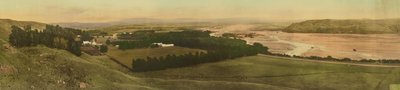 [Új-Zéland tájképi panorámája] alkotó: R. P. Moore