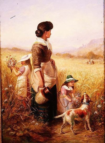 Játék a mezőkön alkotó: R. Saunderson-Cathering
