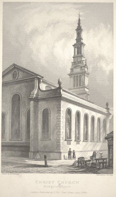 Christ Church, Newgate Street alkotó: R. W. Billings