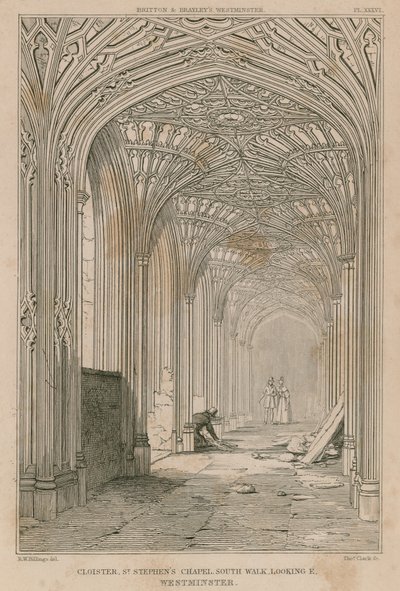 Kolostor, Szent István-kápolna, Westminster, kelet felé néz alkotó: R. W. Billings