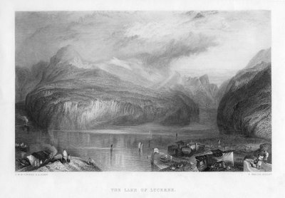 A Luzerni-tó, 19. század. alkotó: R. Wallis