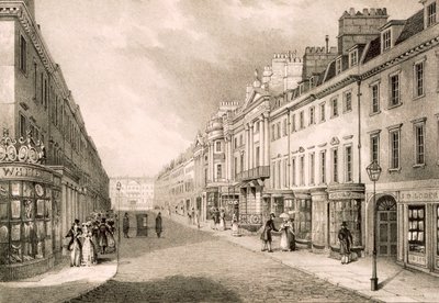 Milsom utca, 1883. alkotó: R. Woodroffe