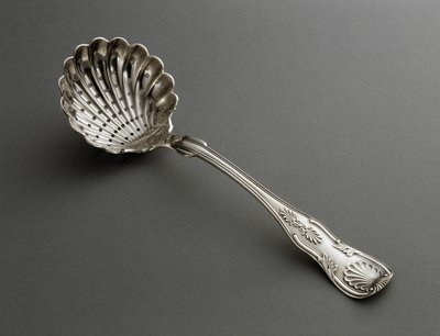 Áttört merőkanál, c. 1825-1846 (ezüst) alkotó: R. and W. Wilson