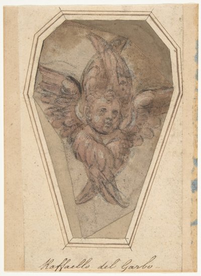 Szeraf rajzfilm hímzéshez, 1466-1524. alkotó: Raffaellino del Garbo