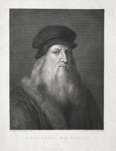Leonardo da Vinci. alkotó: Raffaello Morghen
