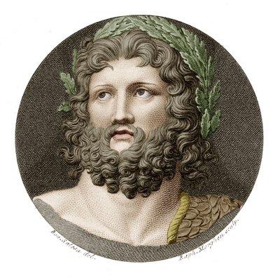 Zeusz (színes metszet) alkotó: Raffaello Sanzio Morghen