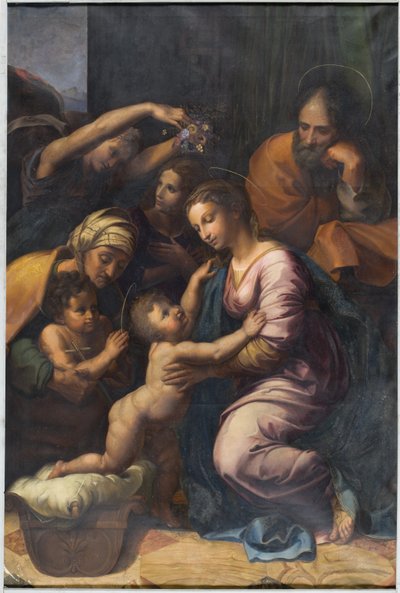 I. Ferenc Szent Családja alkotó: Raffaello Sanzio Raphael